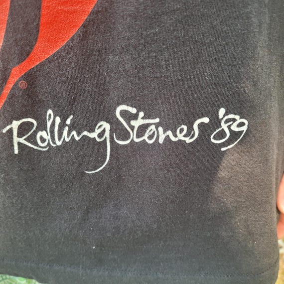 Sale..vintage Rolling Stones 1989 T-shirt: 1989 North American