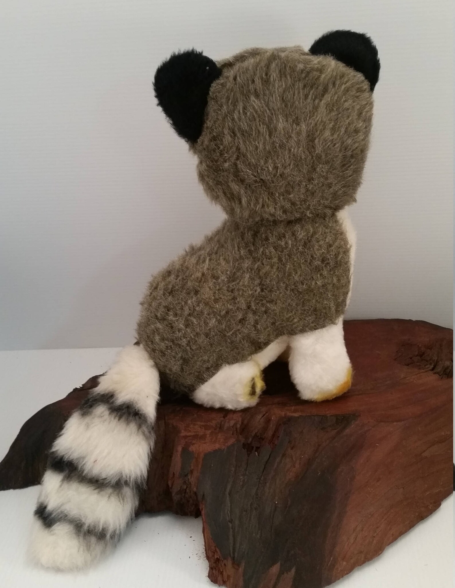 Vintage Raccoon Plush Woodland Creature Toy 13 inch Plush Etsy