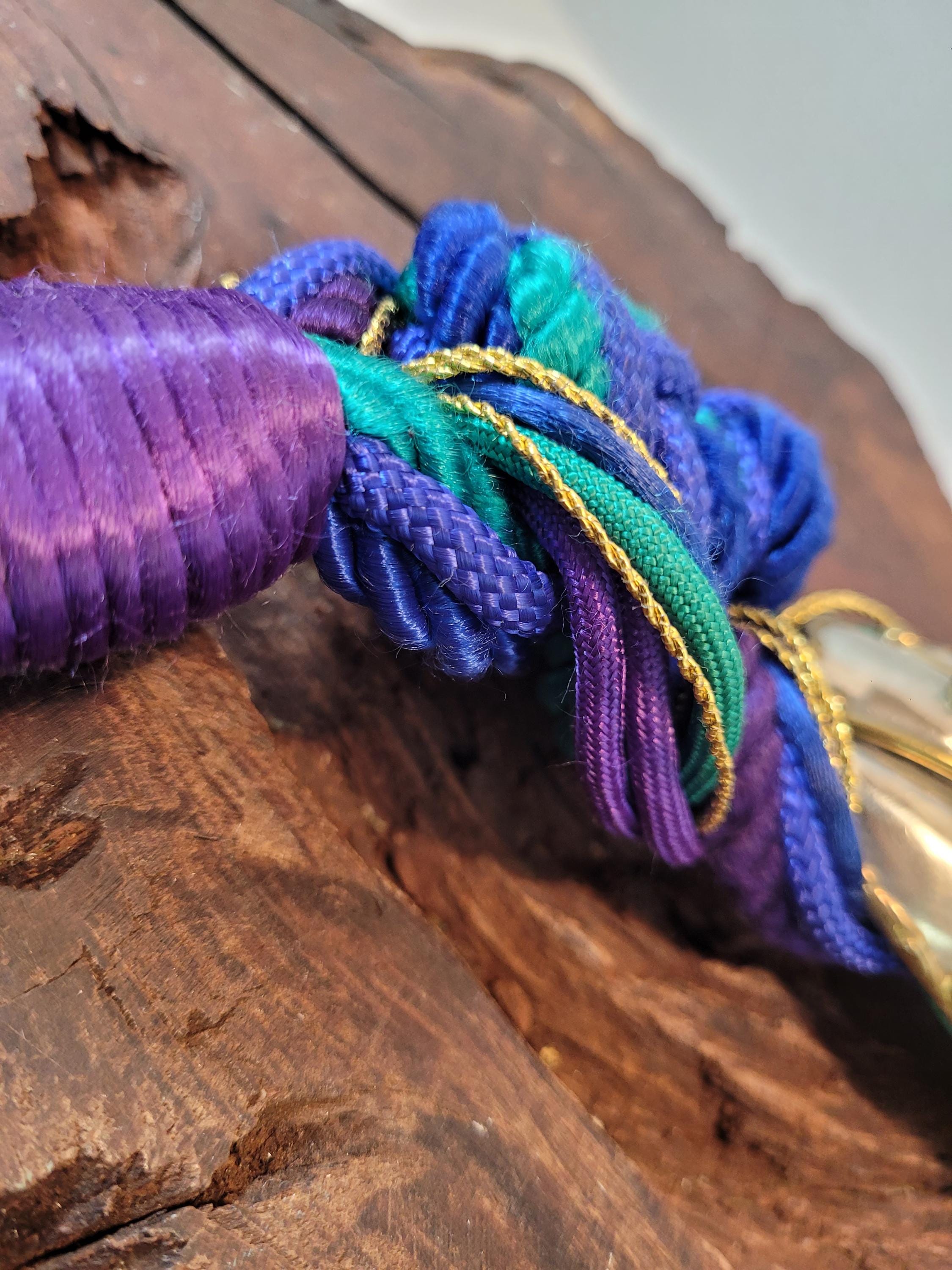 Vintage Rope Statement Belt: Mixed Metal Buckle, 1980s Gold  display picture 3