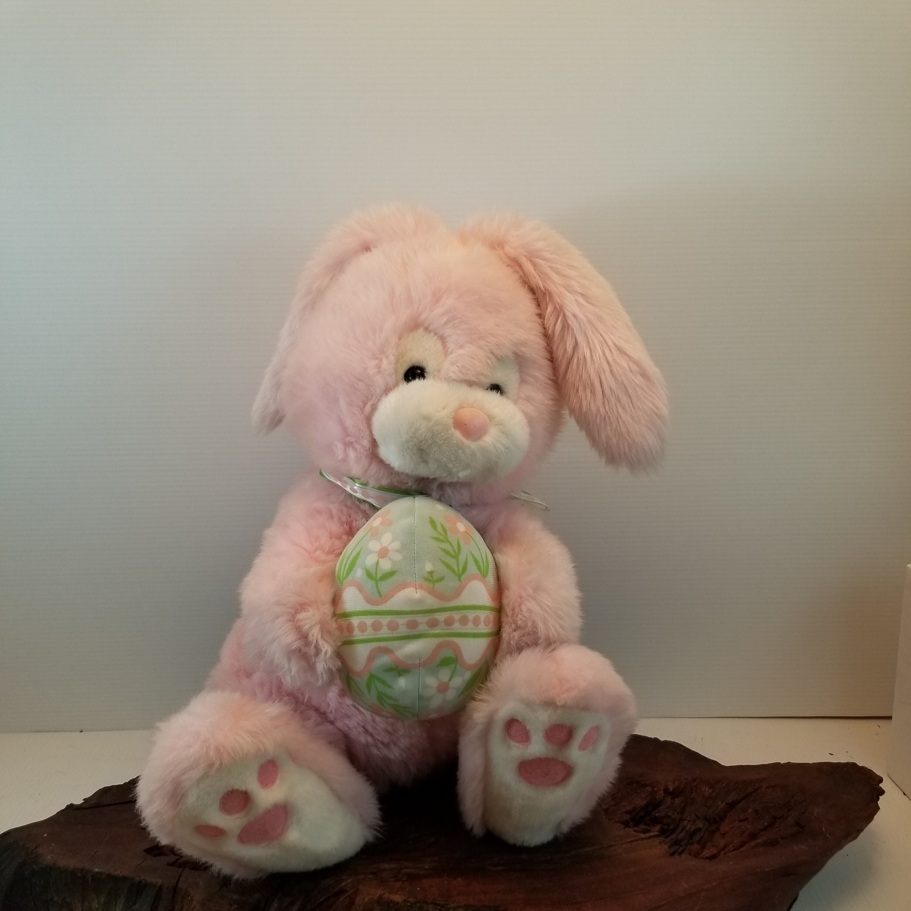 Vintage Gund Fluffy Bunny Plush Toy 