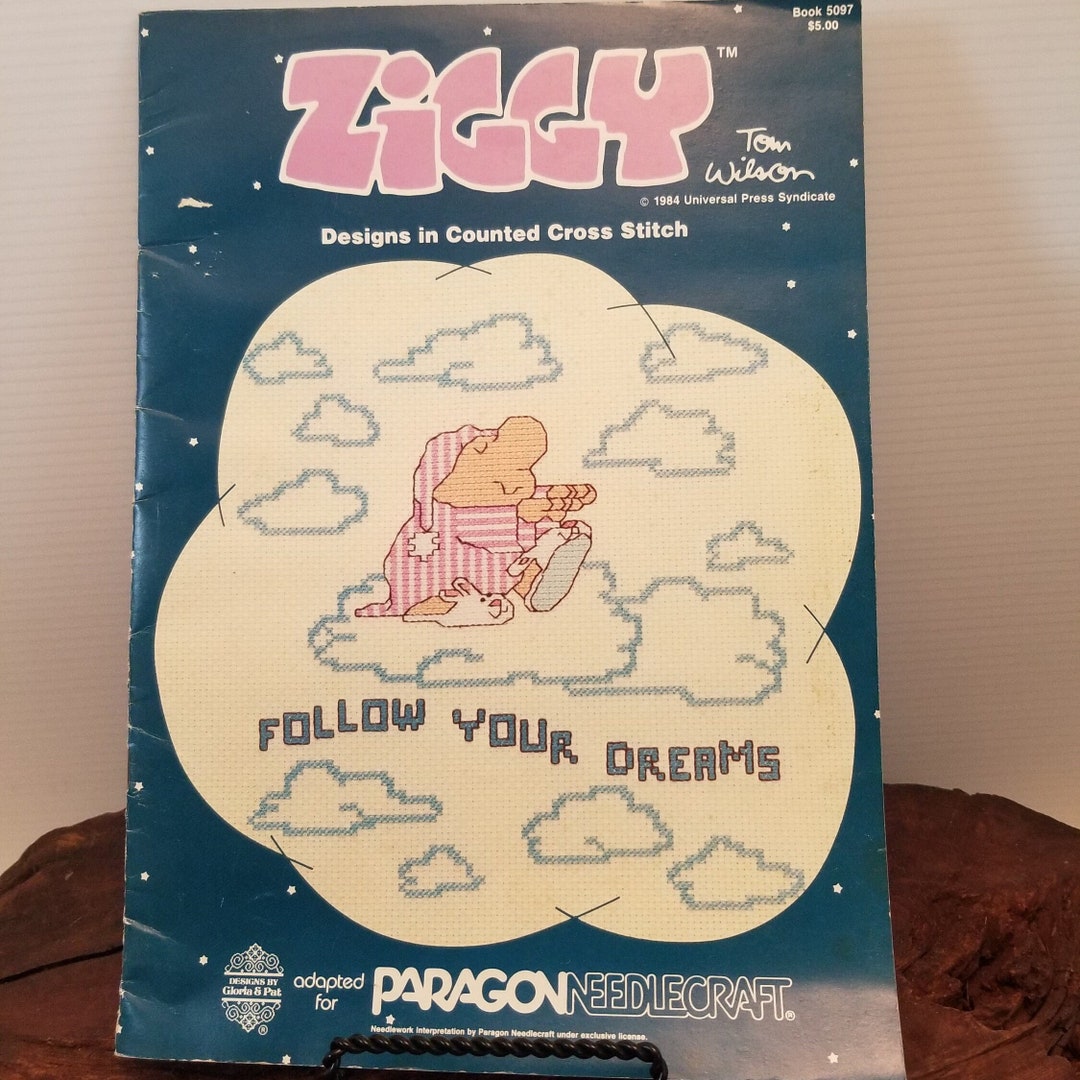 Ziggy Designs Needlepoint Craft Book by Paragon Needlecraft Etsy