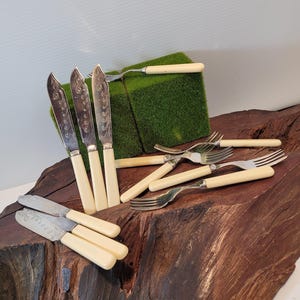 Vintage Epns Fish Knives - Etsy
