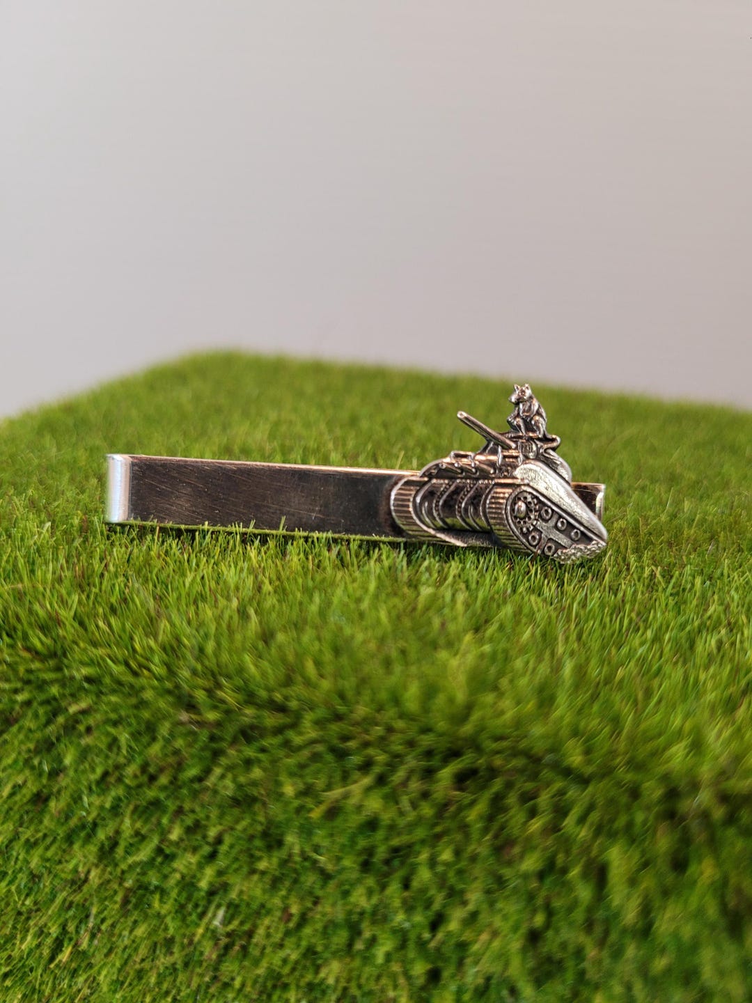 Vintage Simmons Sterling Tie Bar: Rat Patrol Tanker Clip - Etsy