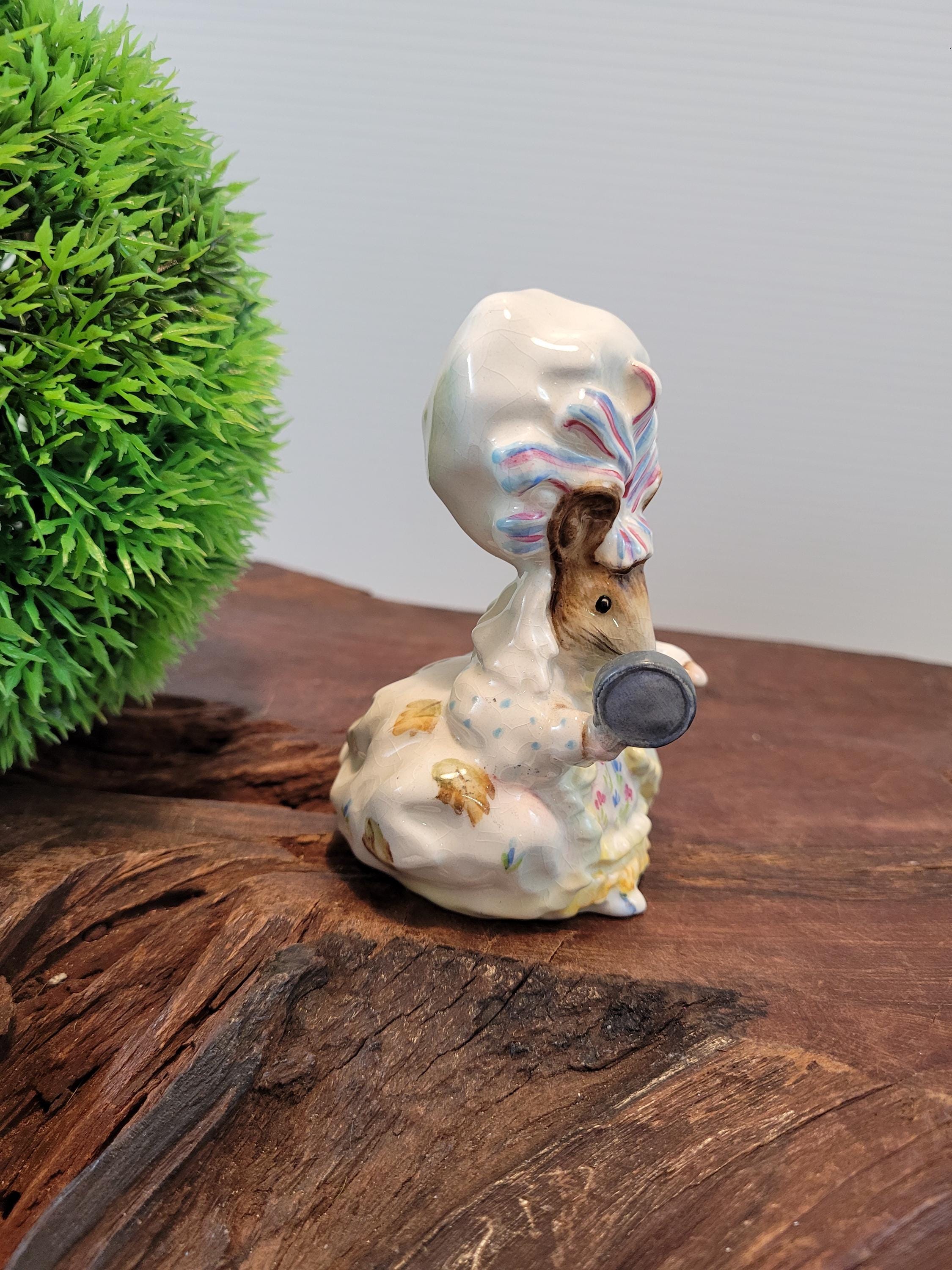 Vintage Beatrix Potter Lady Mouse Porcelain Figurine - Tailor of