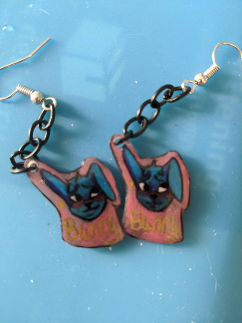 Tamaki Amajiki Bunny Earrings and Pin - Etsy