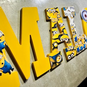 Minion Lettering (Pricing Per Letter)