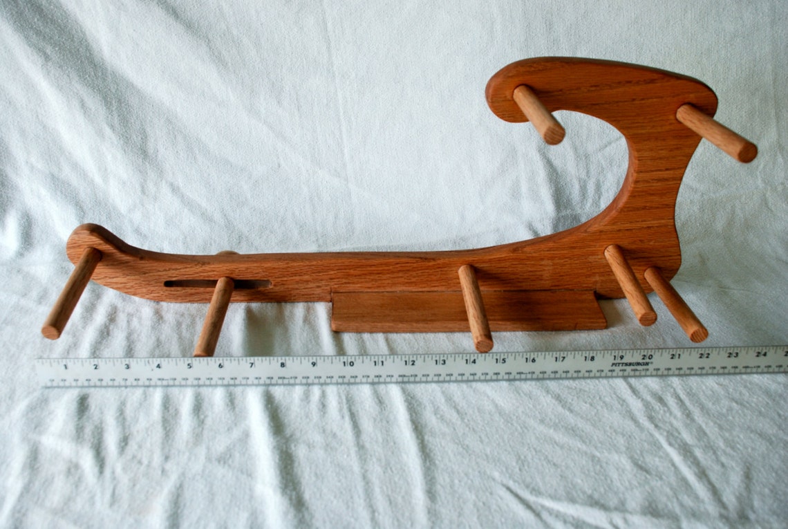 The Harp Large Inkle Weaving Loom Made of Durable Hardwood Etsy