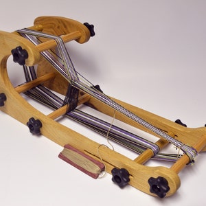 LOOM-Accordion Double Sided Loom Kit-Great for Inkle Card Rigid Heddle and Tapestry Weaving-Adjustable Sizes Multi-use