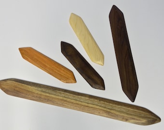 TOOL-Weaving Sword-3 Sizes and Hardwood Options- for Backstrap Pebble Tapestry Beating Pick-up Lease Stick No Handles