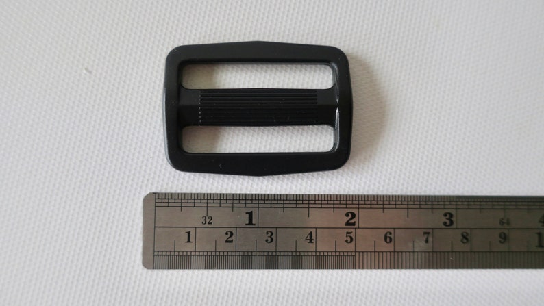 ACC Plastic Adjustable Strap Buckle For making your own straps for bags, instruments, and even suspenders Make unique gifts image 2