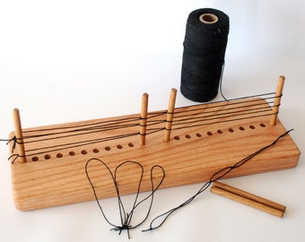 TOOL-Heddle Maker Jig for Creating String Wire Heddles for Rigid Heddle Inkle Small Table Multi 2 4 8 Shaft Looms Adjustable up to 11 inches