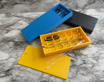 TOOL- Heddle Hotel- Safe Tangle Free Storage for String Heddles- Compact for all weaving spaces.