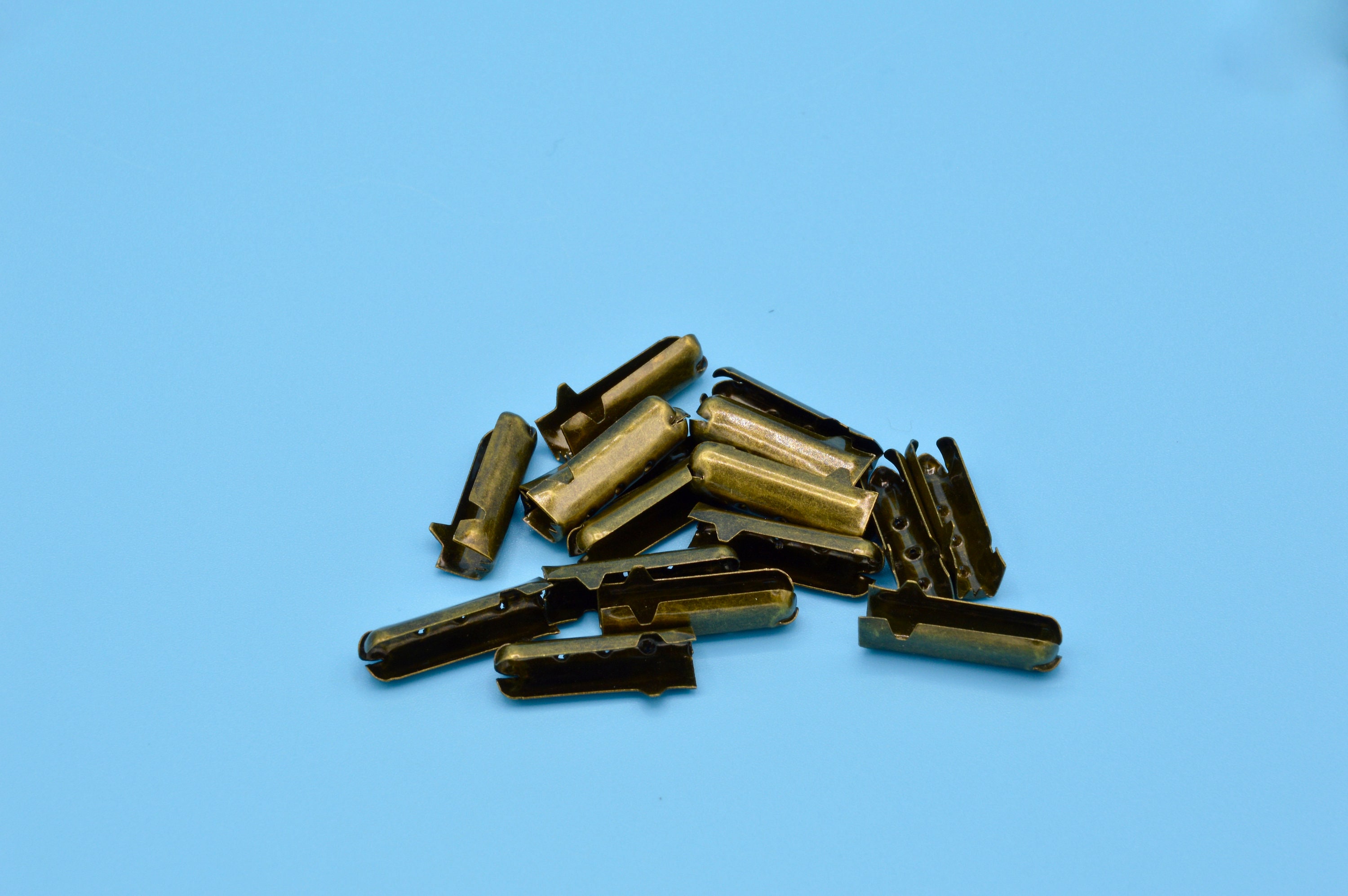 Aglet Shoelace End Caps- Metal 4 Colors - Enough for 4 Sets