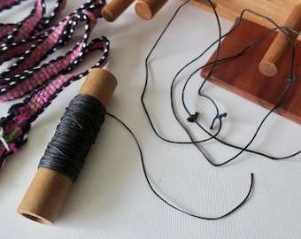 ACC - Waxed Linen Cord - 10 yards for making string heddles for inkle looms - Our recommended and personal favorite!