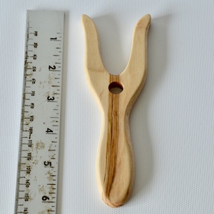 TOOL-Beautiful Hardwood Lucet in two sizes for Cord Making the Viking Medieval Way-Beautiful Cherry or Walnut-Great for Kids image 6