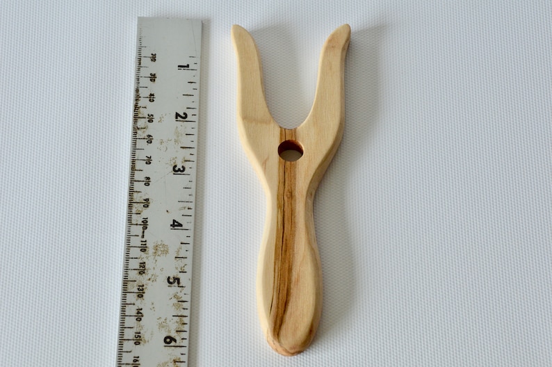 TOOL-Beautiful Hardwood Lucet in two sizes for Cord Making the Viking Medieval Way-Beautiful Cherry or Walnut-Great for Kids image 6