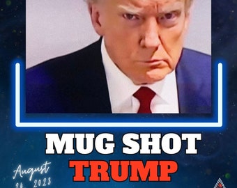 Póster de Donald Trump con foto de taza, parodia, 18.0 x 24.0 in, sin marco