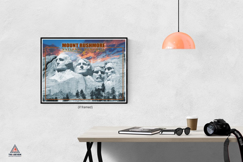 Mount Rushmore Poster National Memorial Wall Art Print 24x18 - Etsy