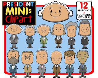 American President MINIs- Pint-Sized President Clip Art