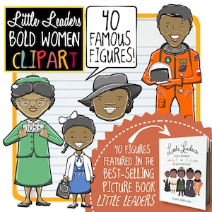 Little Leaders, Bold Women in Black History Clip Art