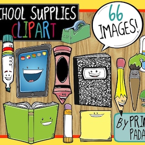 Back-to-School / School Supplies Clip Art