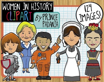 Women&#39;s History Month / Women in Current Events Clip Art