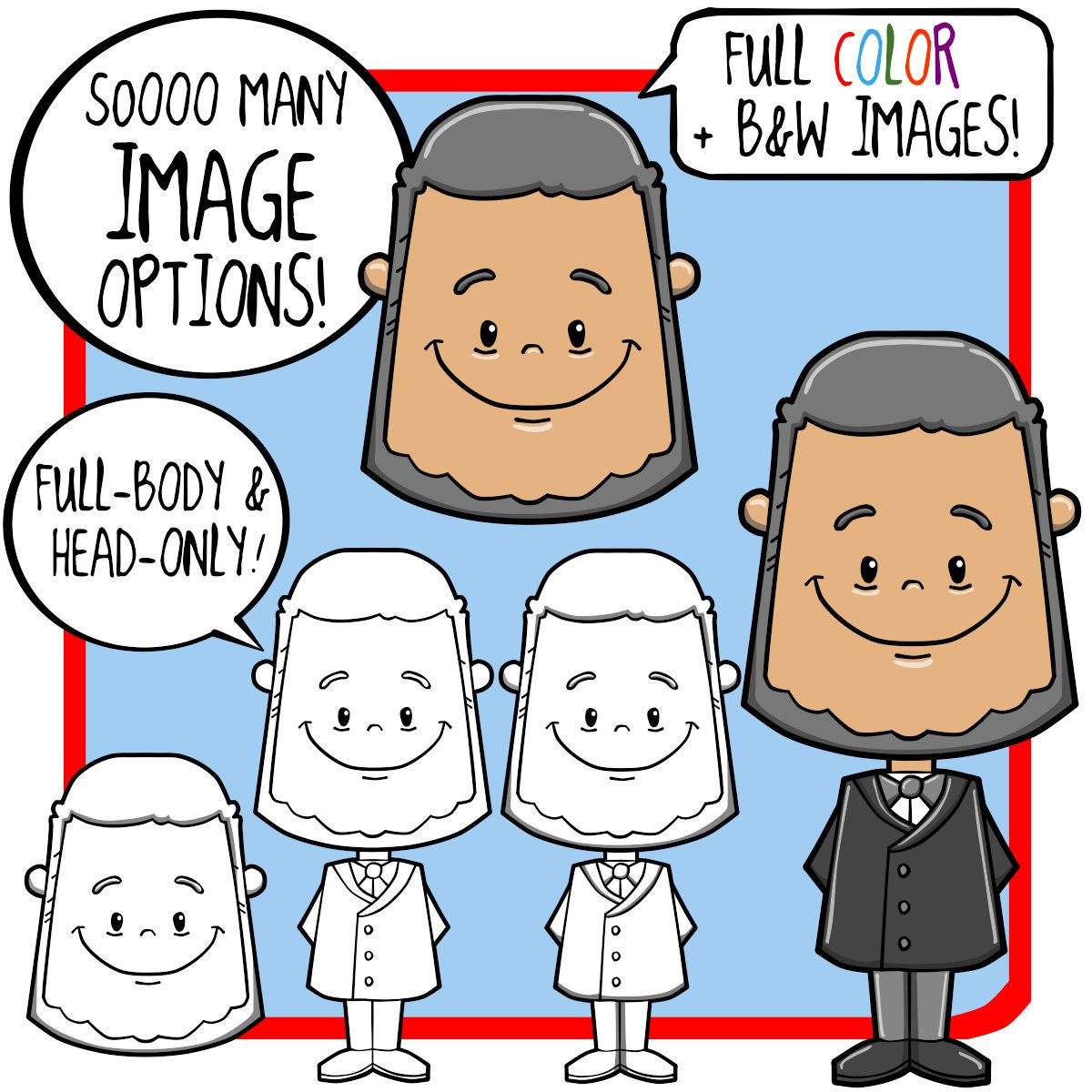 American President Minis- Pint-sized President Clip Art - Etsy