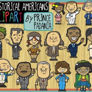 Historical Americans / American History Clip Art image 1