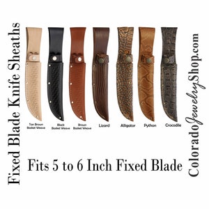 Knife Sheath,Leather Knife Sheath for Belt,Chef Knife Guard,Knife Holster  for 5 inch Blade Knife,Knife Holder,Knife Cover Sleeve,EDC Belt