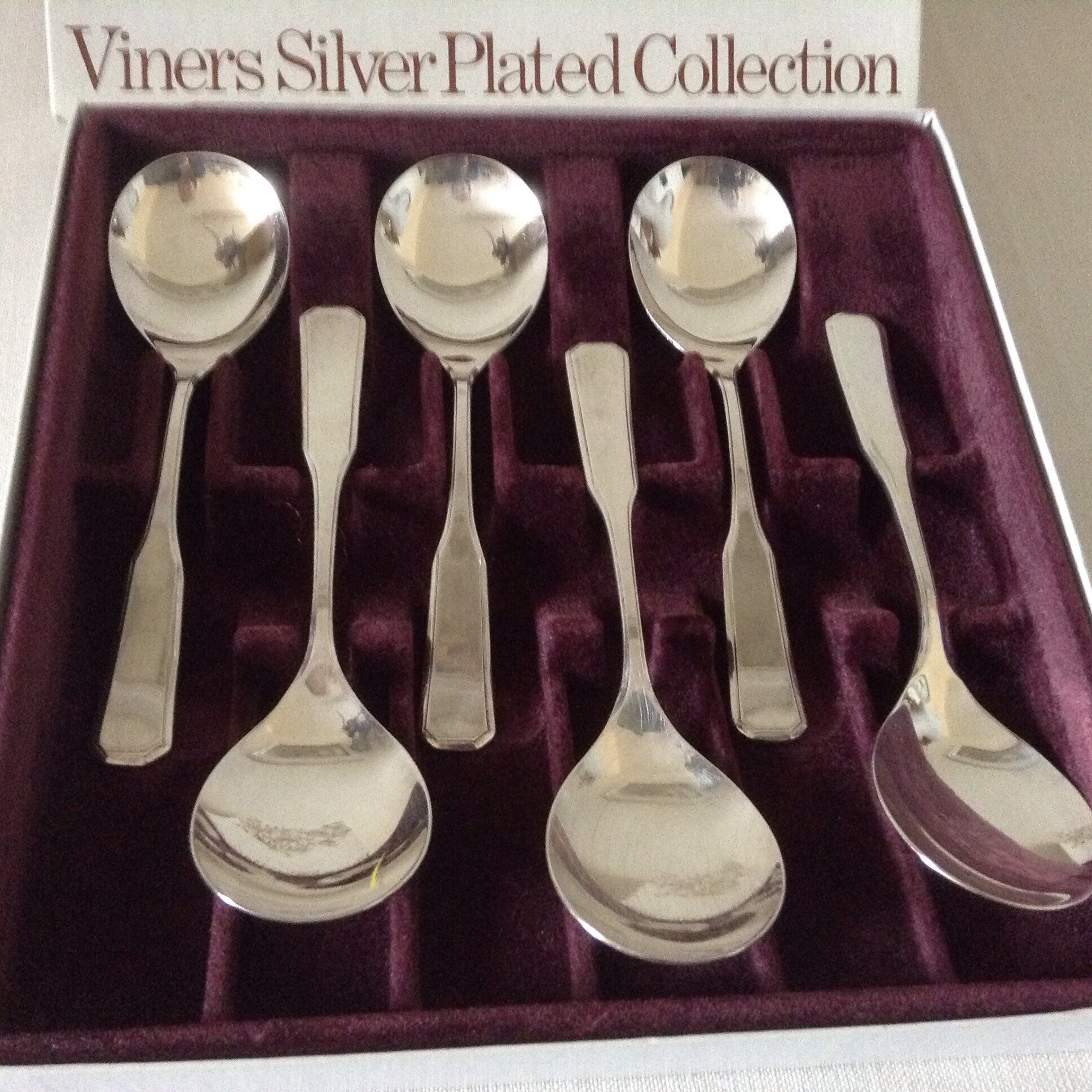 Vintage Viners Dessert Spoons Etsy