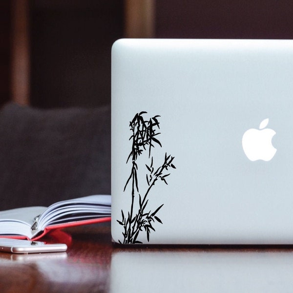 Artistic Bamboo  Decal, Vinyl Sticker  for any Smooth Surface, Laptop, Wall, Car, etc from High Quality Vinyl