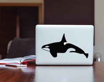 Orcinus Orca - Killer Whale Decal For Any Smooth Surface, Fridge,Laptop,Car,Etc, High Quality Oracal Vinyl Sticker