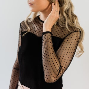 Line and dot heavenly sheer sweater discount