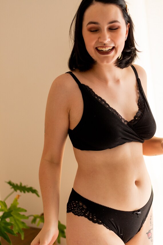 Bamboo Cotton Nursing Bra, Baby Shower Gift -  Israel