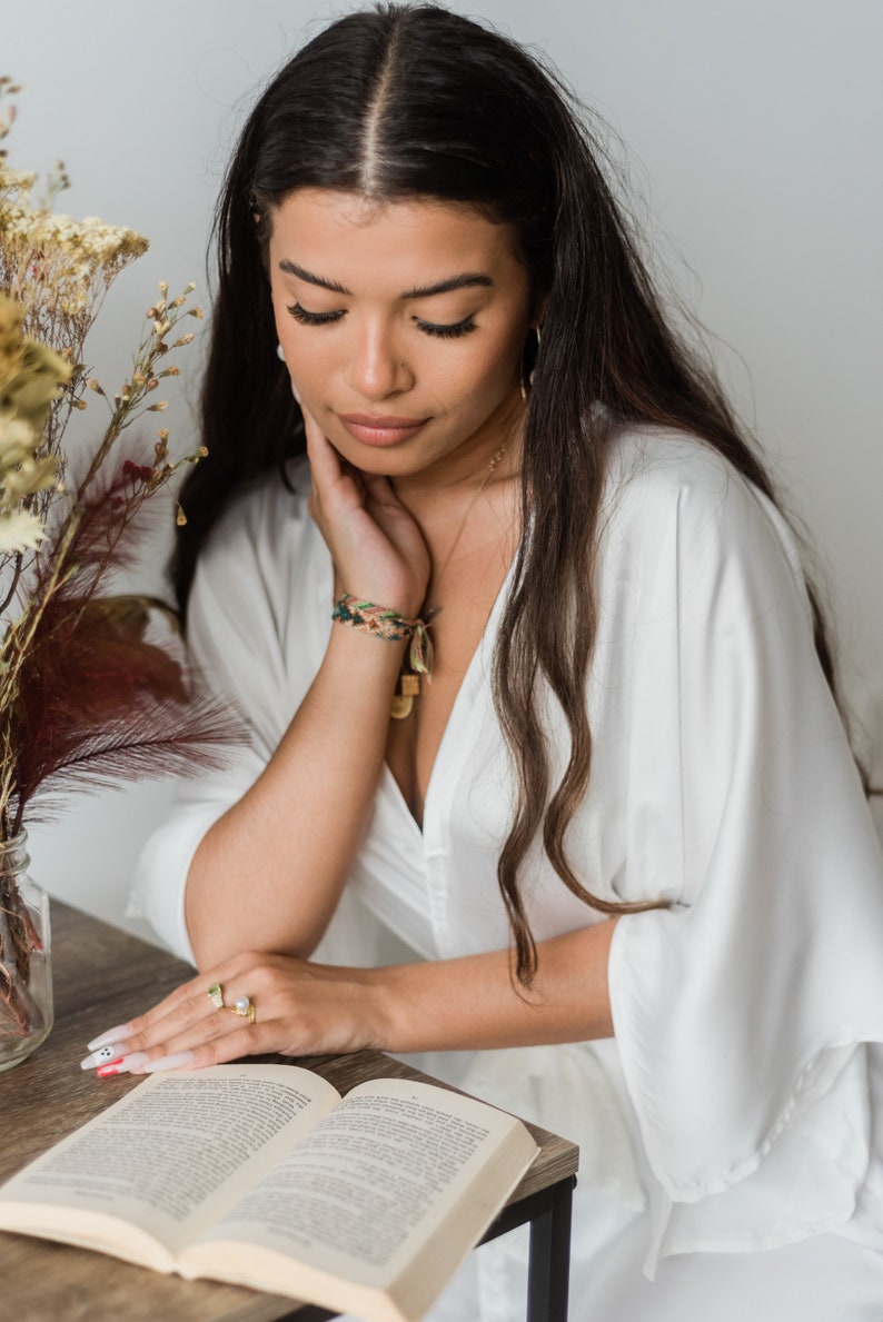 bridal robe for getting ready