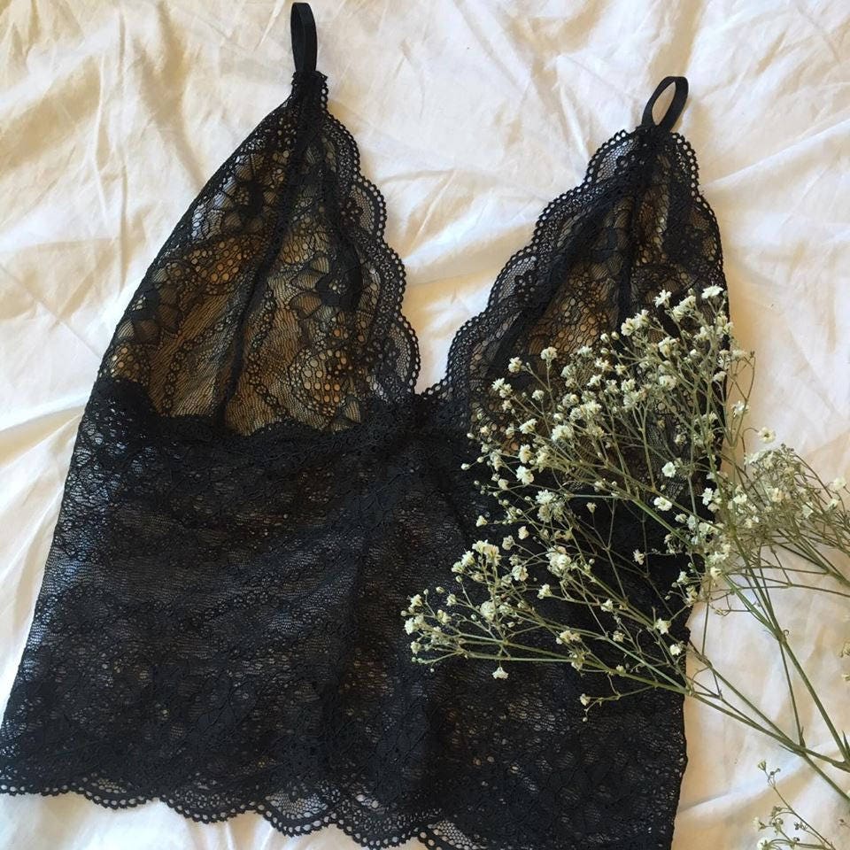 Valentine's Day Lingerie, Lace Lingerie, Sexy Lingerie, Sheer Lingerie,  Plus Size Lingerie, Crop Top, Black Lingerie, Black Lace, Sexy -  Canada