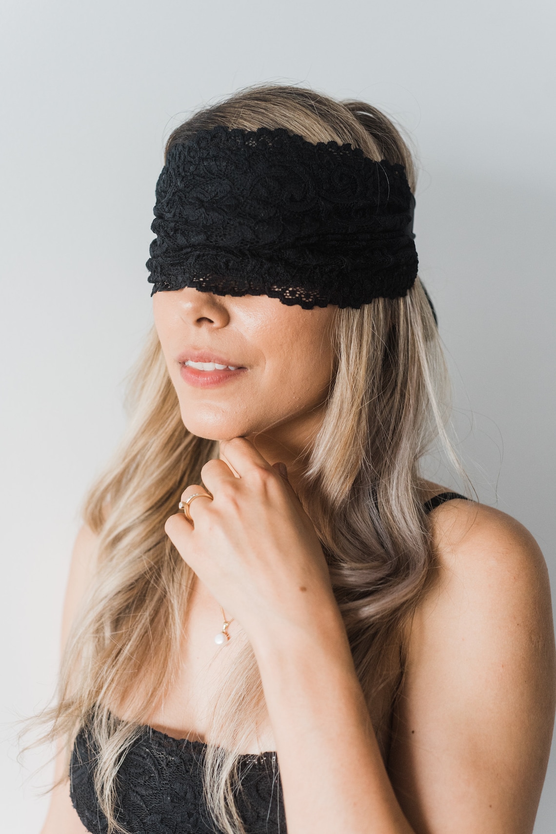 Sexy Lace Lingerie Blindfold Black Lace Mask Bdsm Blindfold Etsy