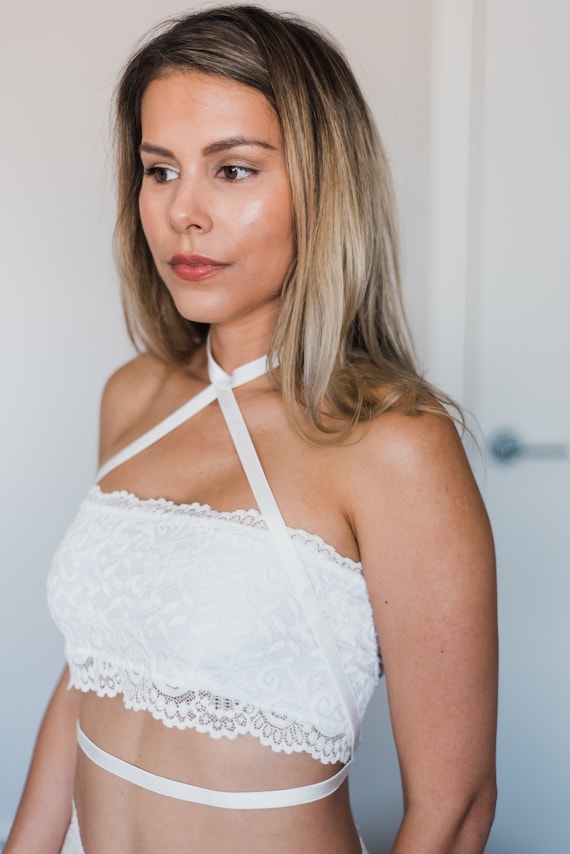 Lingerie, Lace Lingerie, Lace Bralette, Lace Crop Top, White Lace Crop Top, Lace  Crop, White Top, White Lace Crop, Valentine's Day Lingerie -  Canada