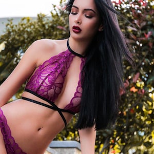 Sexy lingerie, Pink lingerie set