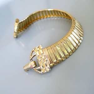 Vintage Gold Tone Bracelet - Signed GOLDETTE Bracelet