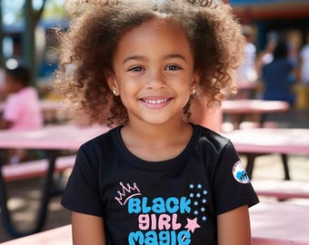 Jack and Jill Black Girl Magic Tee – Youth