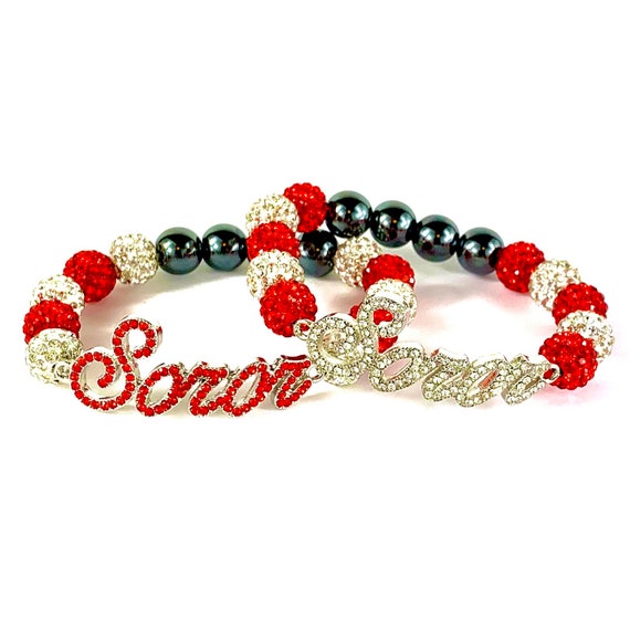 Delta Sigma Theta Crystal Soror Bracelet1