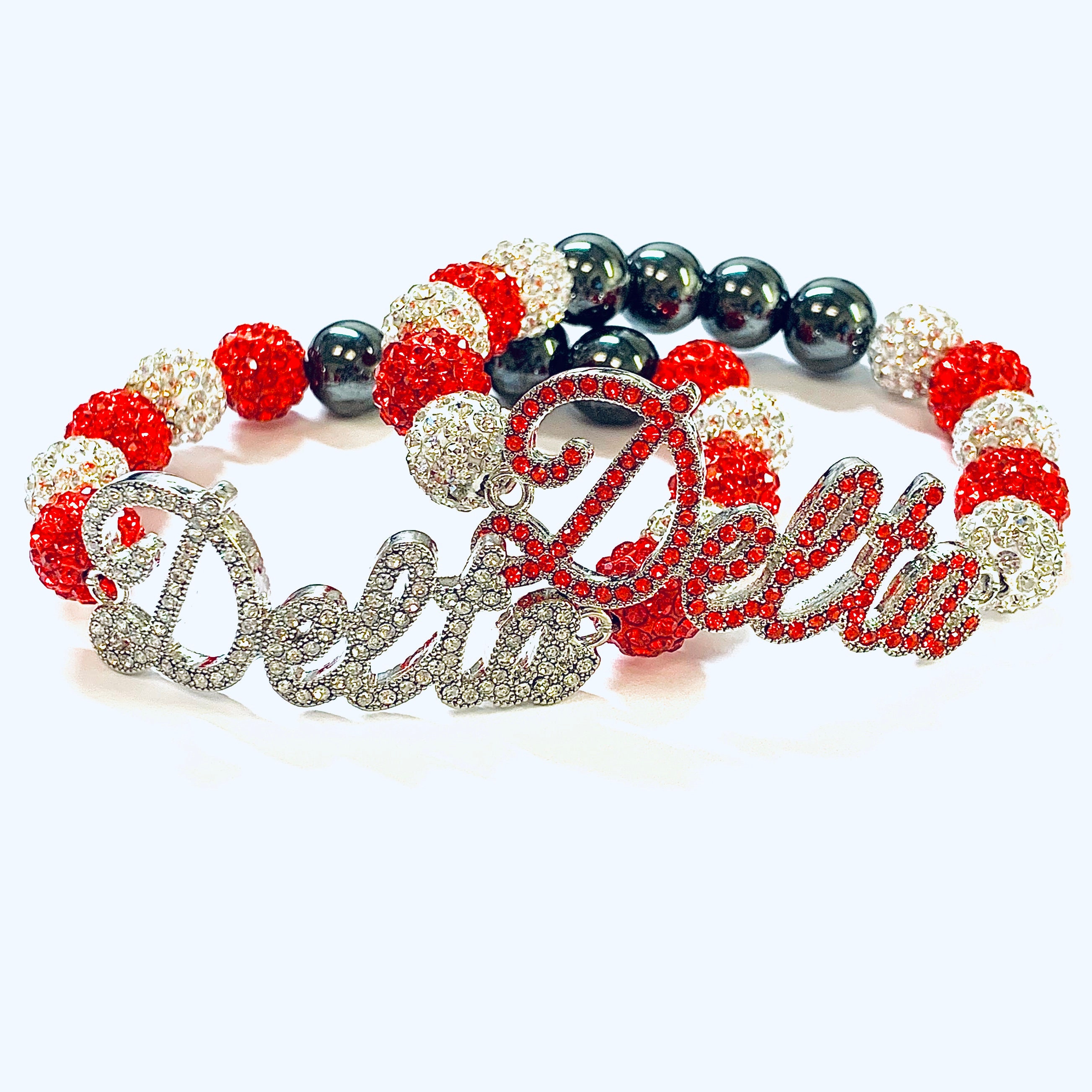 Delta Sigma Theta Crystal Delta Bracelet | Etsy