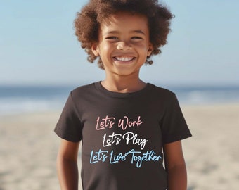 Jack and Jill Let's Work Let's Play Tee - Youth & Teen