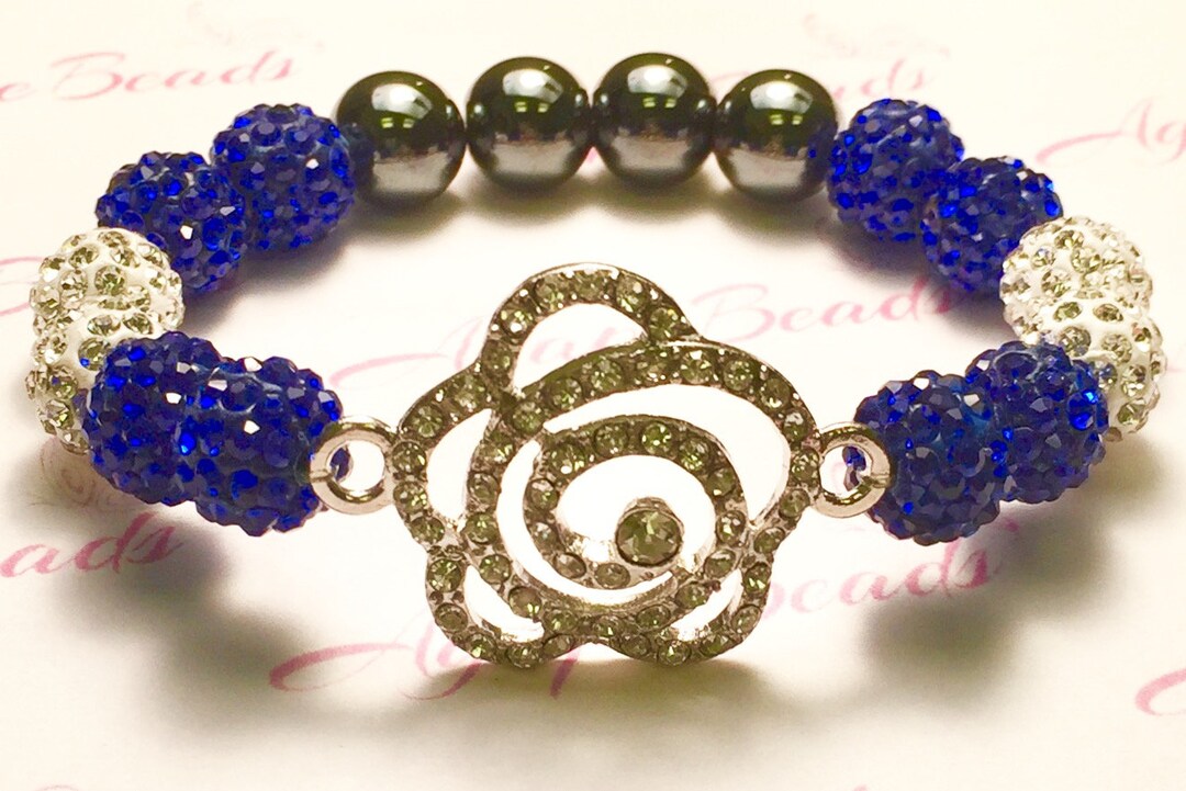 Zeta Phi Beta Rose Bracelet - Etsy