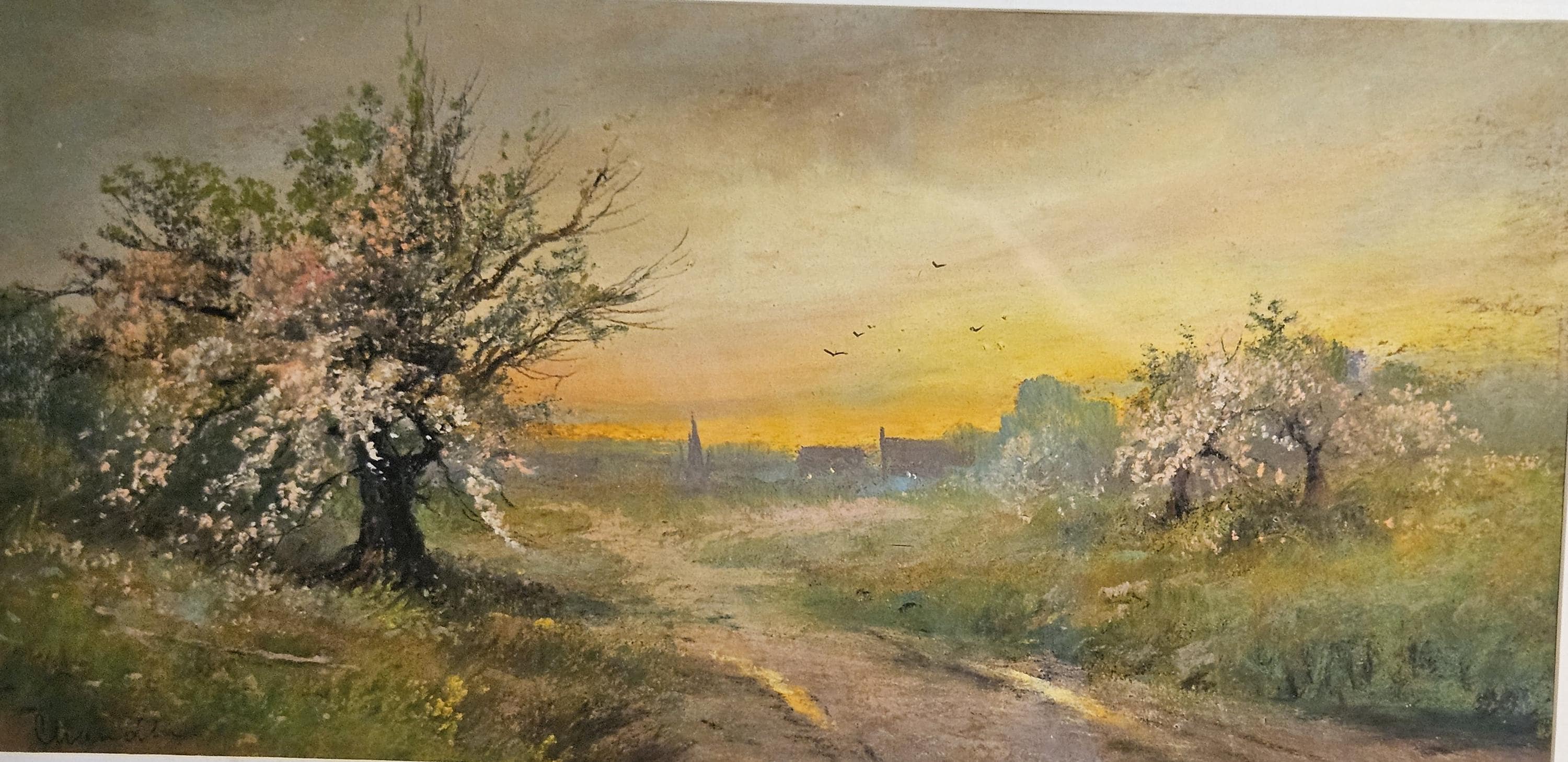 春の花の風景、ウィリアム・ヘンリー・チャンドラーによるオリジナル