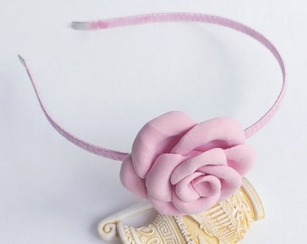 Camellia flower crown - Flower tiara - Blush flower crown - Bridal headband