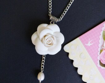 Gardenia Wedding Jewelry Gardenia Gifts Gardenia Jewelry Gardenia Bridal Jewelry Gardenia Necklace Bridesmaids Gifts Gardenia Pendant