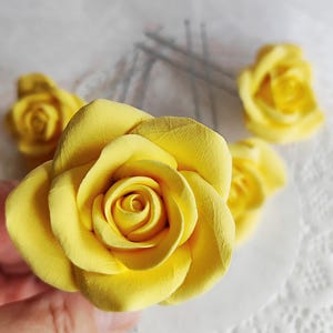 Rose Hair Pin. Flower Hair Pins. Wedding Flower Hair Pins. Bridal Hair Pins. Wedding hair accessories. Wedding Floral Pins