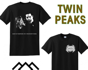 SALE* Twin Peaks Collection “Black As Midnight On A Moonless Night” T-Shirt from Sham City Roasters, Craft Coffee Roasters
